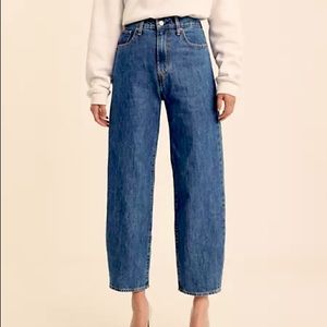 Levi’s ballon leg jeans.